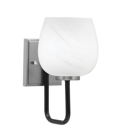Toltec Lighting - 6221-MBGP-4811 - One Light Wall Sconce - Sandia - Matte Black & Graphite