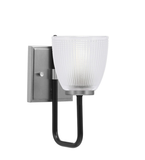 Toltec Lighting - 6221-MBGP-500 - One Light Wall Sconce - Sandia - Matte Black & Graphite