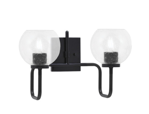 Toltec Lighting - 6222-MB-4100 - Two Light Bath Bar - Sandia - Matte Black