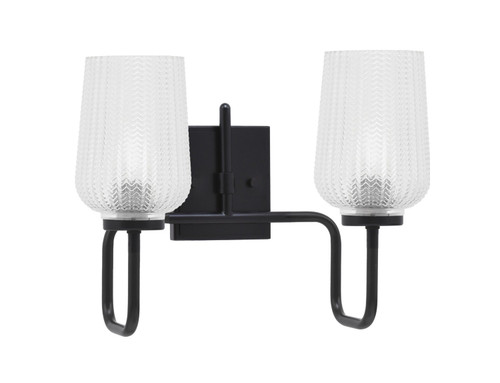 Toltec Lighting - 6222-MB-4250 - Two Light Bath Bar - Sandia - Matte Black
