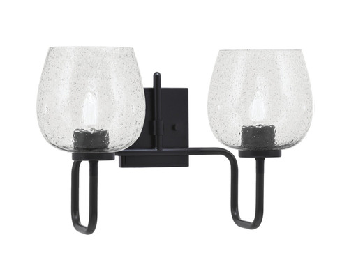 Toltec Lighting - 6222-MB-4812 - Two Light Bath Bar - Sandia - Matte Black