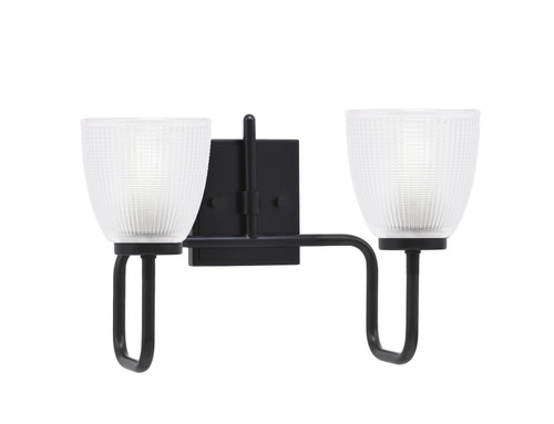 Toltec Lighting - 6222-MB-500 - Two Light Bath Bar - Sandia - Matte Black