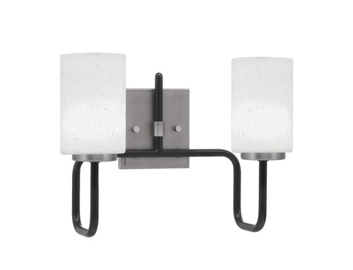 Toltec Lighting - 6222-MBGP-310 - Two Light Bath Bar - Sandia - Matte Black & Graphite