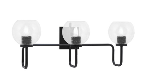 Toltec Lighting - 6223-MB-4100 - Three Light Bath Bar - Sandia - Matte Black