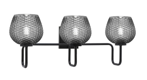 Toltec Lighting - 6223-MB-4602 - Three Light Bath Bar - Sandia - Matte Black