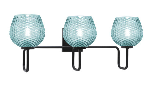Toltec Lighting - 6223-MB-4605 - Three Light Bath Bar - Sandia - Matte Black