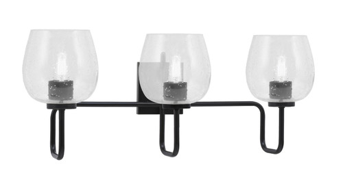 Toltec Lighting - 6223-MB-4810 - Three Light Bath Bar - Sandia - Matte Black
