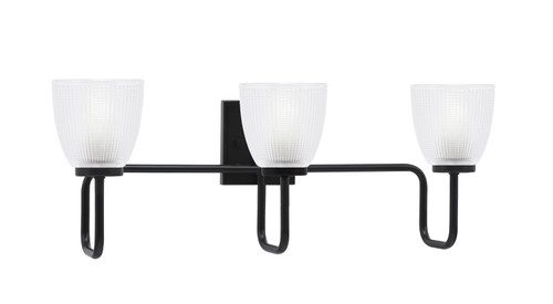 Toltec Lighting - 6223-MB-500 - Three Light Bath Bar - Sandia - Matte Black