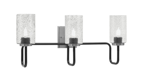 Toltec Lighting - 6223-MBGP-3002 - Three Light Bath Bar - Sandia - Matte Black & Graphite