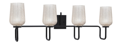 Toltec Lighting - 6224-MB-4253 - Four Light Bath Bar - Sandia - Matte Black