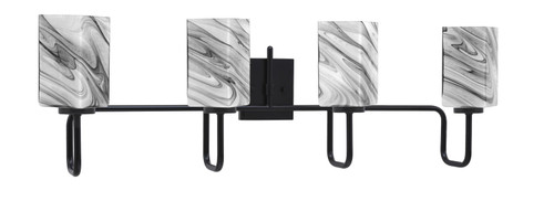 Toltec Lighting - 6224-MB-549 - Four Light Bath Bar - Sandia - Matte Black
