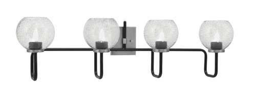 Toltec Lighting - 6224-MBGP-4102 - Four Light Bath Bar - Sandia - Matte Black & Graphite