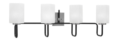 Toltec Lighting - 6224-MBGP-541 - Four Light Bath Bar - Sandia - Matte Black & Graphite