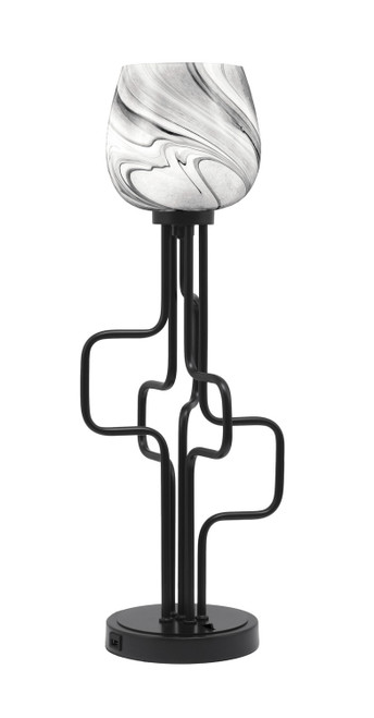 Toltec Lighting - 62-MB-4819 - One Light Accent Lamp - Sandia - Matte Black