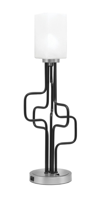 Toltec Lighting - 62-MBGP-541 - One Light Accent Lamp - Sandia - Matte Black & Graphite
