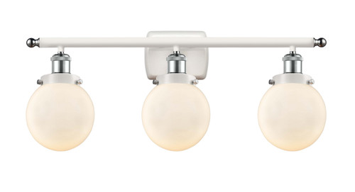 Innovations - 916-3W-WPC-G201-6-LED - LED Bath Vanity - Ballston Urban - White Polished Chrome