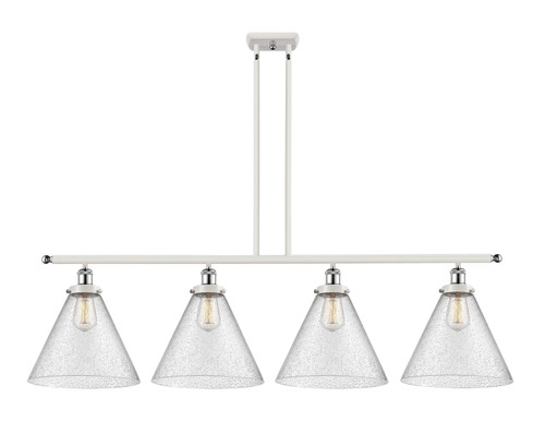 Innovations - 916-4I-WPC-G44-L - Four Light Island Pendant - Ballston Urban - White Polished Chrome