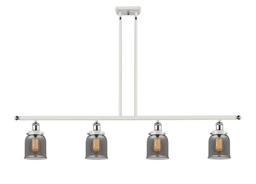 Innovations - 916-4I-WPC-G53 - Four Light Island Pendant - Ballston Urban - White Polished Chrome