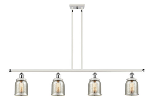 Innovations - 916-4I-WPC-G58 - Four Light Island Pendant - Ballston Urban - White Polished Chrome
