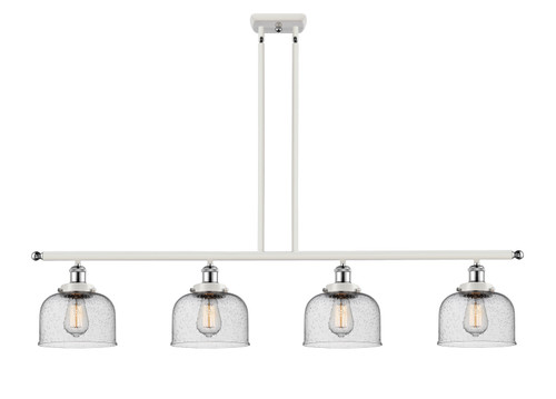 Innovations - 916-4I-WPC-G74 - Four Light Island Pendant - Ballston Urban - White Polished Chrome