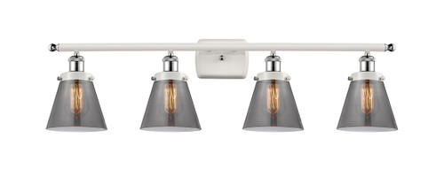 Innovations - 916-4W-WPC-G63 - Four Light Bath Vanity - Ballston Urban - White Polished Chrome