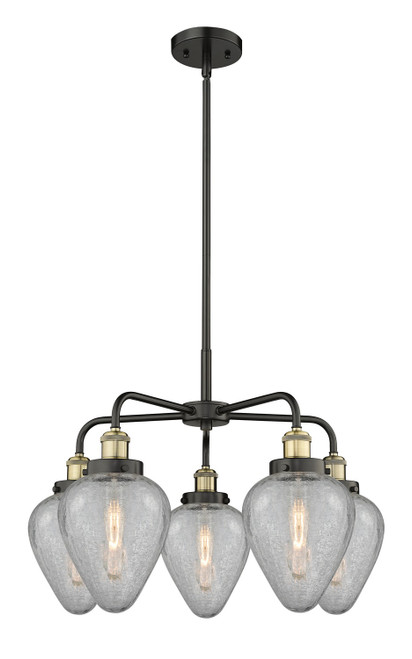 Innovations - 916-5CR-BAB-G165 - Five Light Chandelier - Downtown Urban - Black Antique Brass