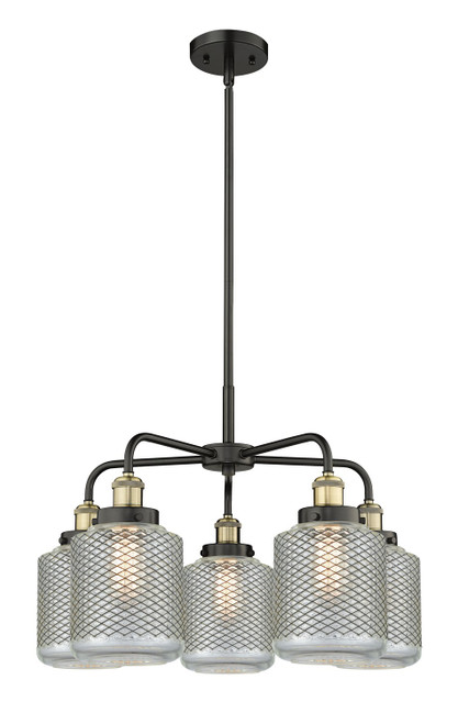 Innovations - 916-5CR-BAB-G262 - Five Light Chandelier - Downtown Urban - Black Antique Brass