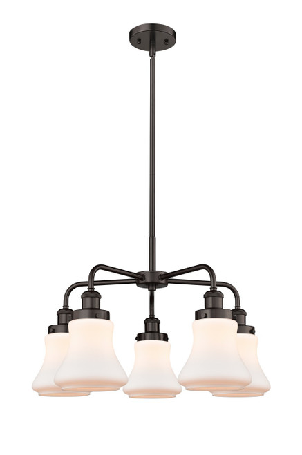Innovations - 916-5CR-OB-G191 - Five Light Chandelier - Downtown Urban - Oil Rubbed Bronze