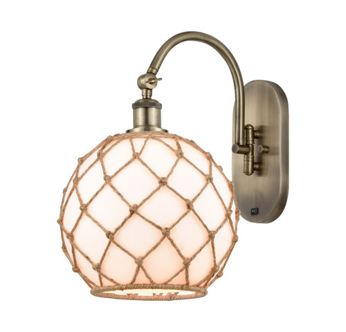 Innovations - 918-1W-AB-G121-10RB - One Light Wall Sconce - Ballston - Antique Brass