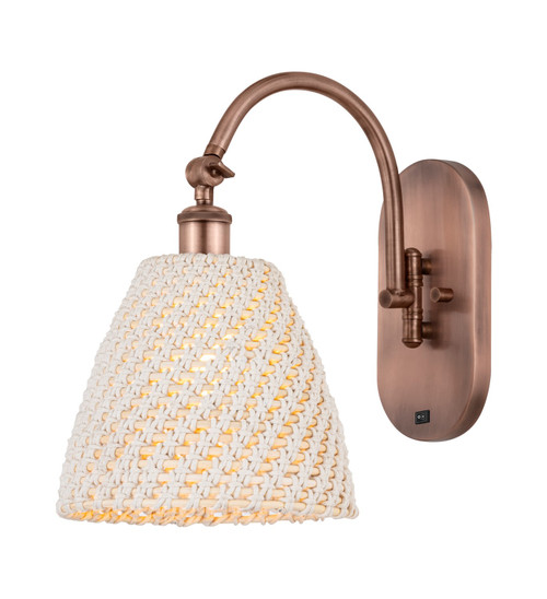 Innovations - 918-1W-AC-NBD-9-NAT - One Light Wall Sconce - Ballston - Antique Copper