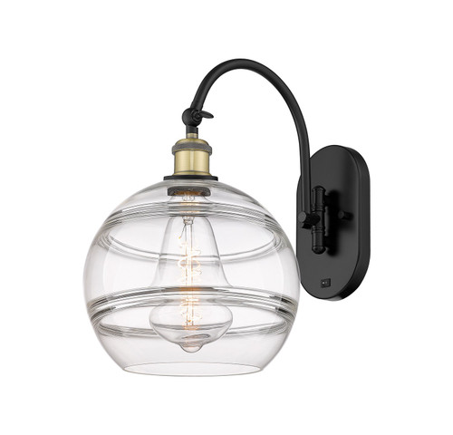 Innovations - 918-1W-BAB-G556-10CL - One Light Wall Sconce - Ballston - Black Antique Brass