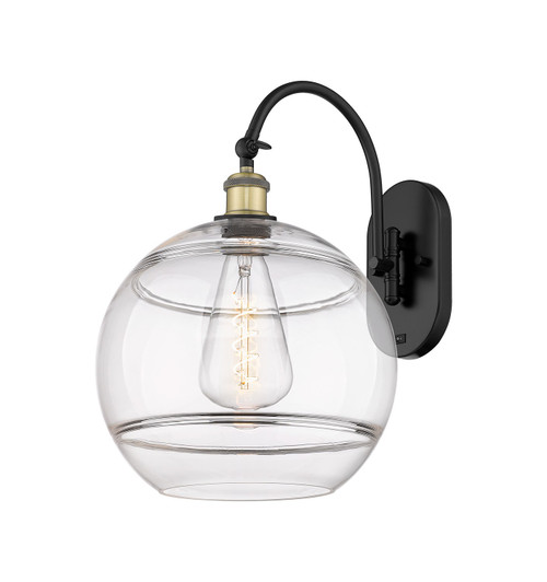 Innovations - 918-1W-BAB-G556-12CL - One Light Wall Sconce - Ballston - Black Antique Brass