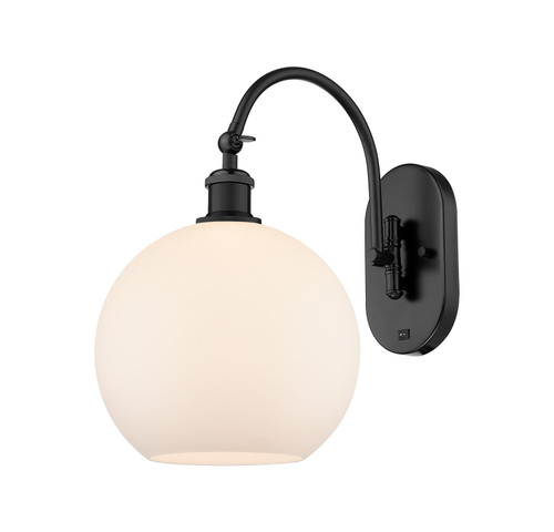 Innovations - 918-1W-BK-G121-10 - One Light Wall Sconce - Ballston - Matte Black