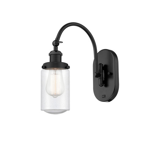 Innovations - 918-1W-BK-G314 - One Light Wall Sconce - Franklin Restoration - Matte Black
