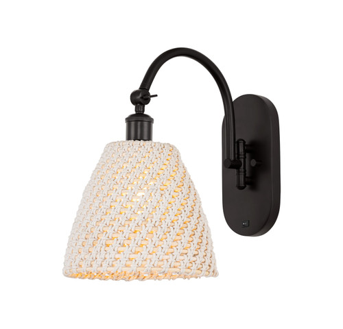 Innovations - 918-1W-OB-NBD-9-NAT - One Light Wall Sconce - Ballston - Oil Rubbed Bronze
