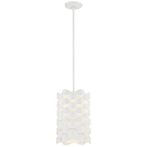 George Kovacs - P1301-655-L - LED Mini Pendant - Coastal Current - Sand White