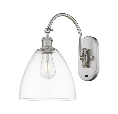 Innovations - 918-1W-SN-GBD-92 - One Light Wall Sconce - Ballston - Brushed Satin Nickel