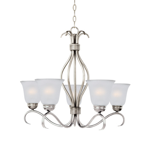 Maxim - 10125FTSN - Five Light Chandelier - Basix - Satin Nickel