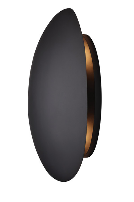 George Kovacs - P1331-66A - Two Light Wall Sconce - Metalo Misto - Coal Black