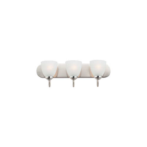 Maxim - 11383FTSN - Three Light Bath Vanity - Axis - Satin Nickel