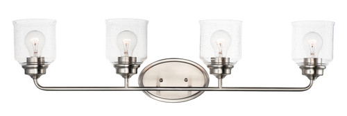 Maxim - 12264CDSN - Four Light Bath Vanity - Acadia - Satin Nickel