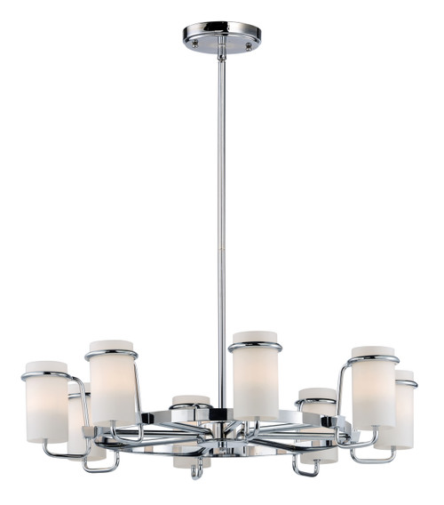 Maxim - 22029SWPC - Eight Light Chandelier - Avant - Polished Chrome
