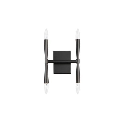 Maxim - 24622BK - Four Light Wall Sconce - Rome - Black