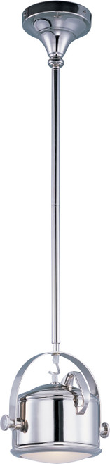 Maxim - 25128FTSN - One Light Spot/Mini Pendant - Hi-Bay - Satin Nickel