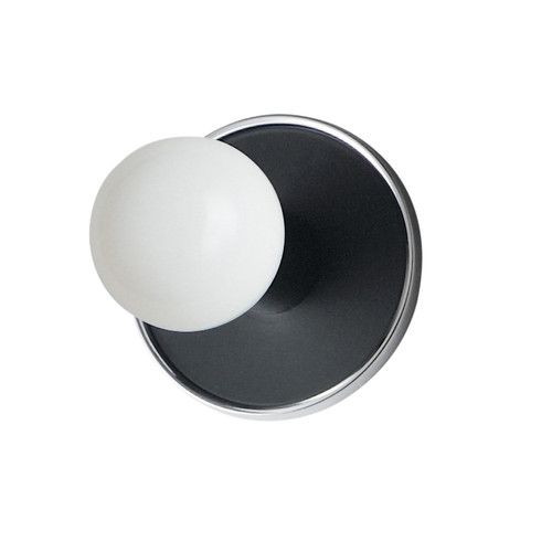 Maxim - 26091WTBKPC - One Light Wall Sconce - Hollywood - Polished Chrome