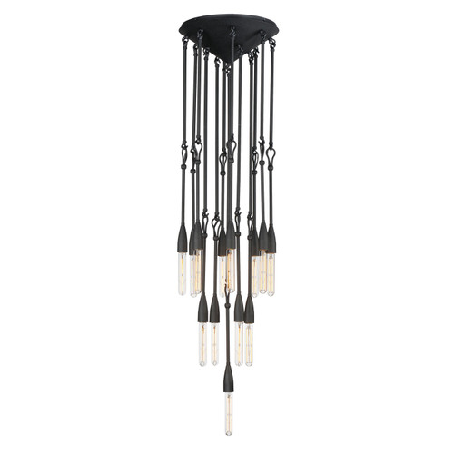 Maxim - 27719AR - 13 Light Pendant - Pioneer - Anthracite