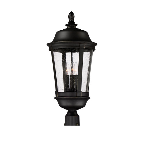 Maxim - 3022CDBZ - Three Light Outdoor Pole/Post Lantern - Dover DC - Bronze