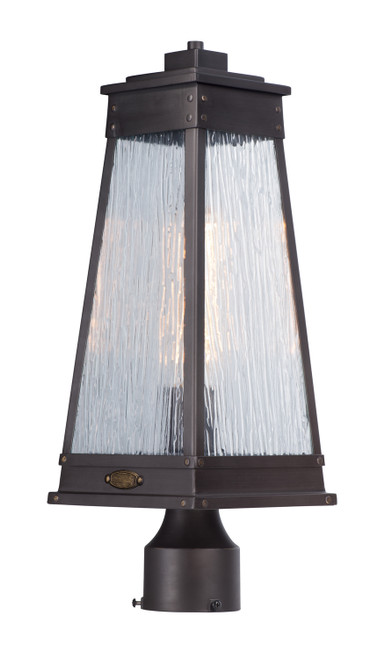 Maxim - 3041RPOLB - One Light Outdoor Post Mount - Schooner - Olde Brass