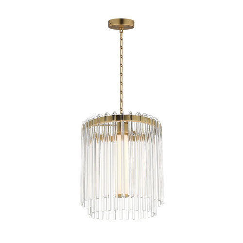 Maxim - 38421CLNAB - LED Pendant - Jolie - Natural Aged Brass