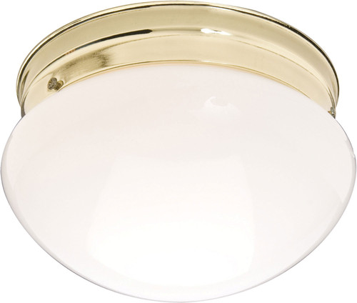 Maxim - 5881WTPB - Two Light Flush Mount - Essentials - 588x - Polished Brass